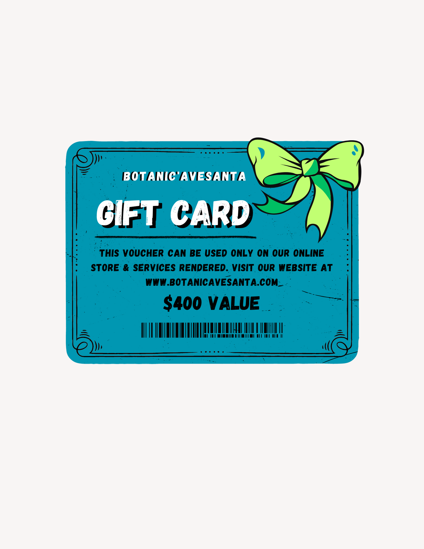 Botanic AveSanta GIFT CARD