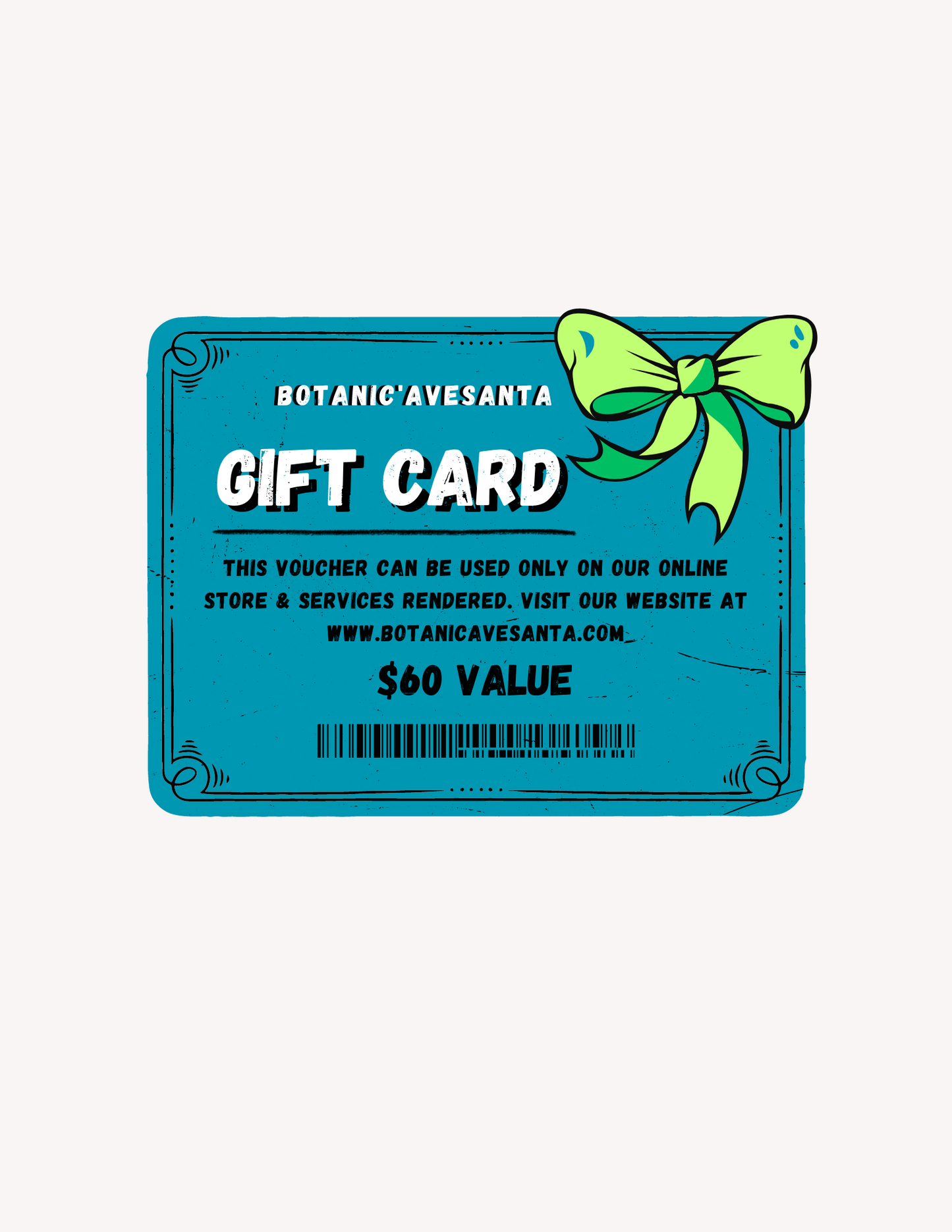 Botanic AveSanta GIFT CARD