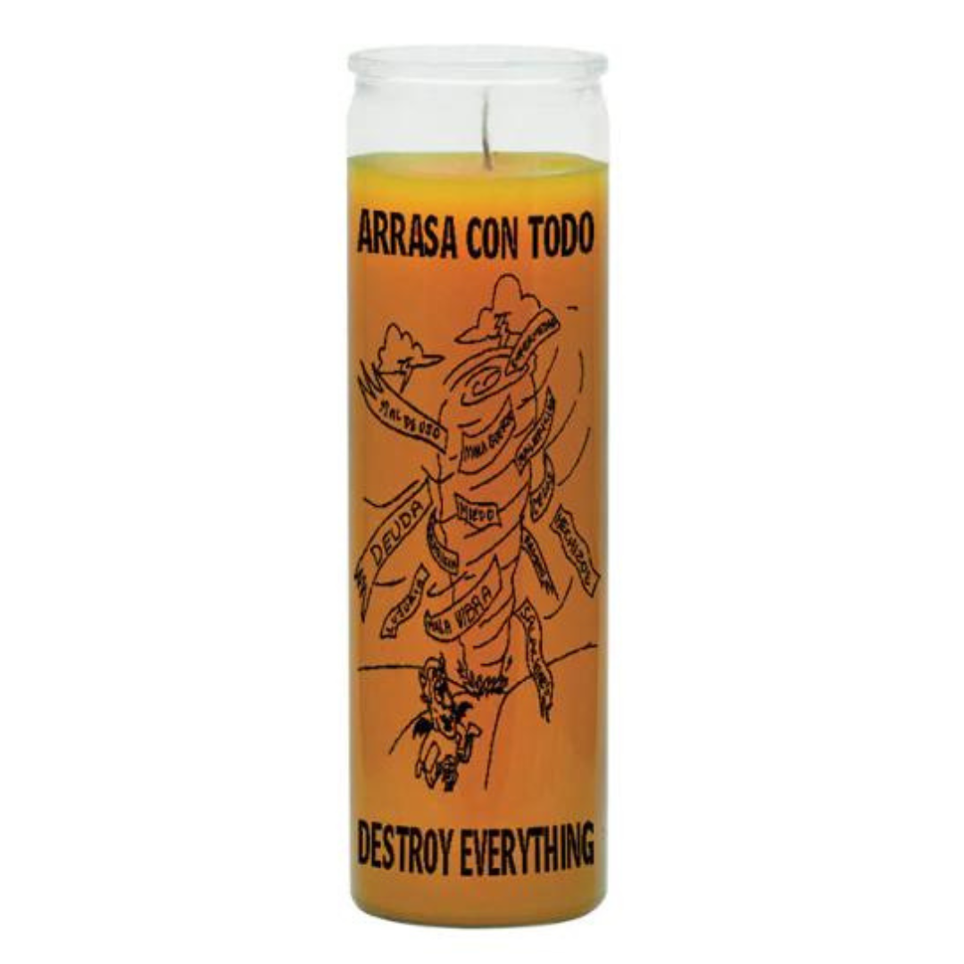 Destroy Everything Candle/ Veladora Arrasa Con Todo