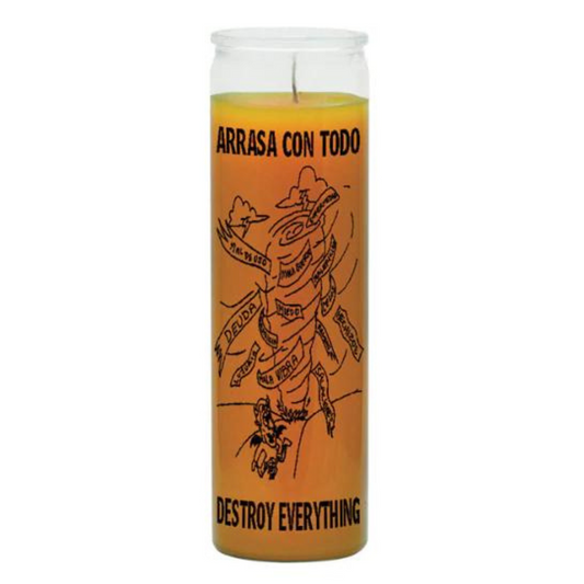 Destroy Everything Candle/ Veladora Arrasa Con Todo