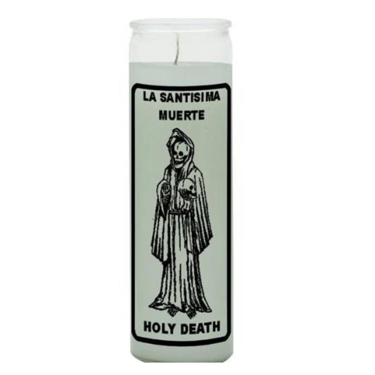 Santa Muerte White Candle/ Veladora Blanca Santa Muerte