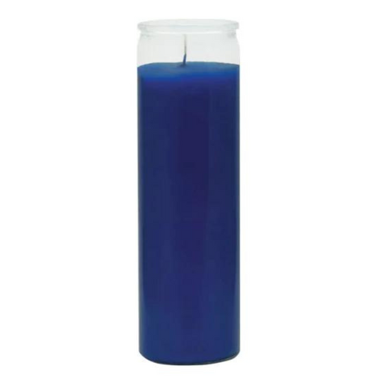 Plain Blue Candle/ Veladora Azul