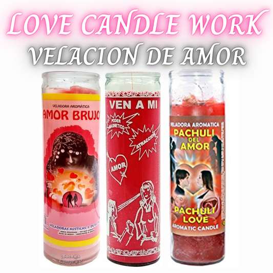 LOVE CANDLE WORK/ VELACION AMOR