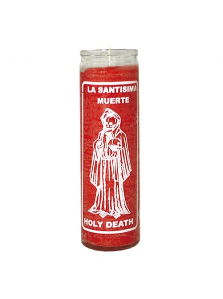 Santa Muerte Red Candle/ Veladora Roja Santa Muerte